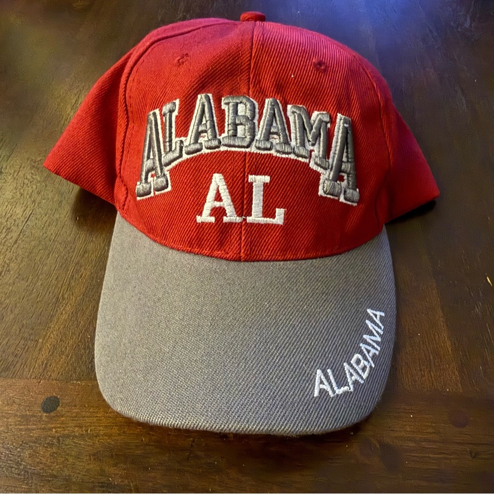 Alabama Red and Gray Cap Adjustable